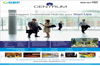 GBP Centrum - The biggest Commercial Hub for your Start-Ups in Chandigarh